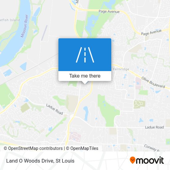 Mapa de Land O Woods Drive