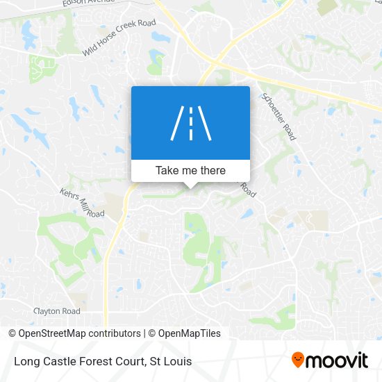 Mapa de Long Castle Forest Court