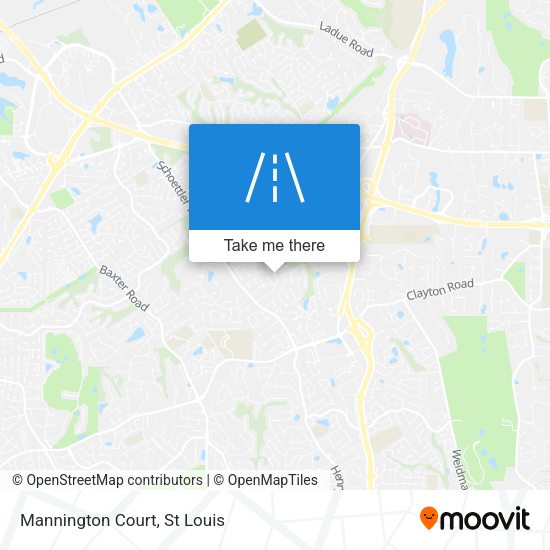 Mapa de Mannington Court