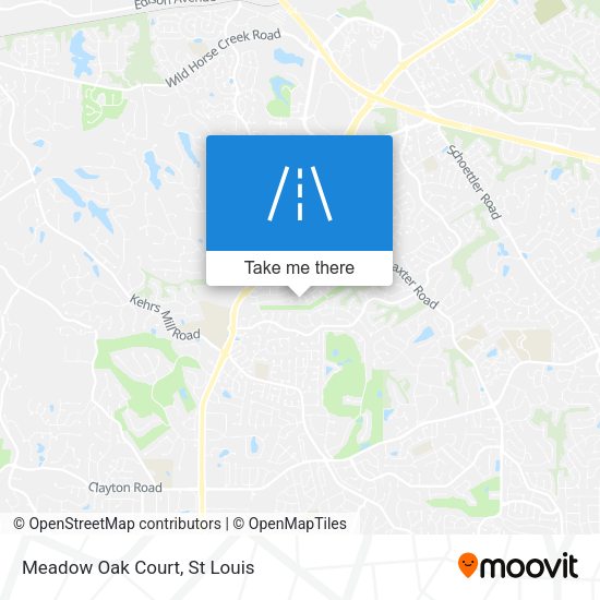 Mapa de Meadow Oak Court