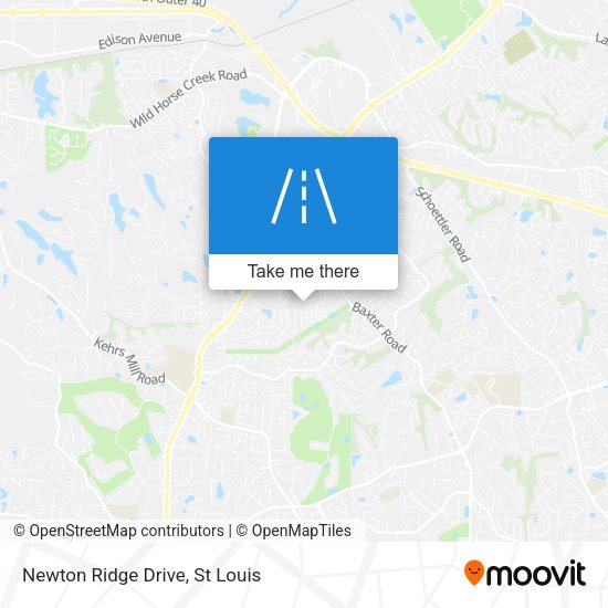 Newton Ridge Drive map