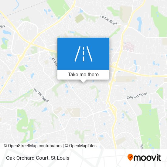 Mapa de Oak Orchard Court