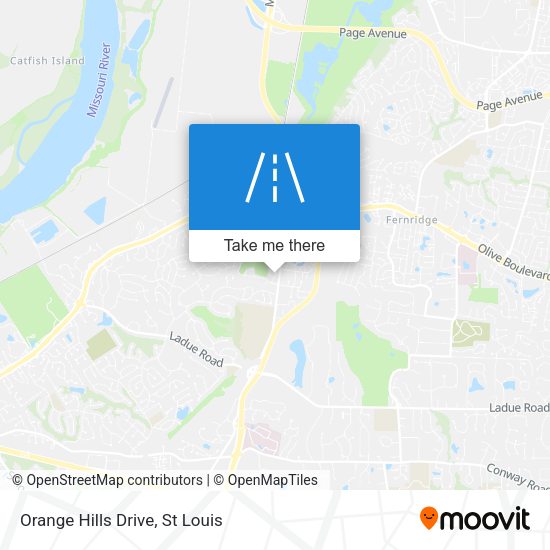 Mapa de Orange Hills Drive