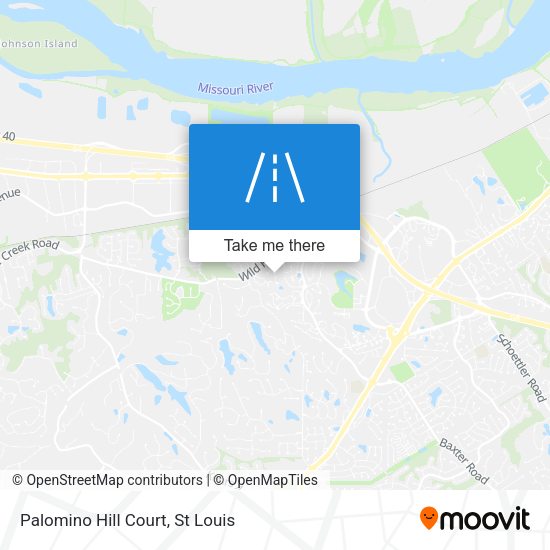 Palomino Hill Court map