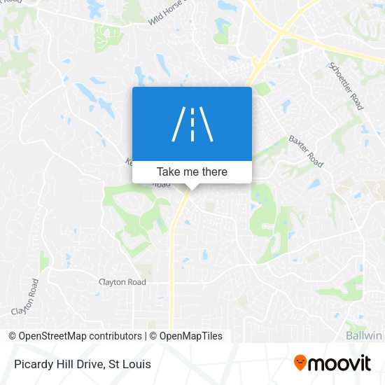 Picardy Hill Drive map