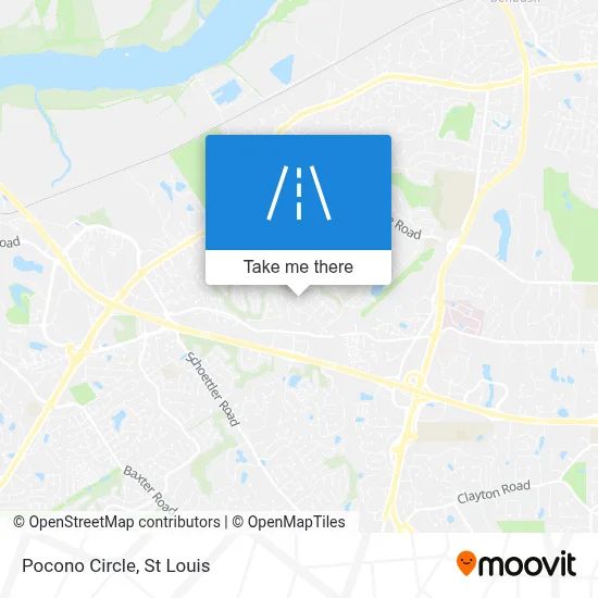 Pocono Circle map