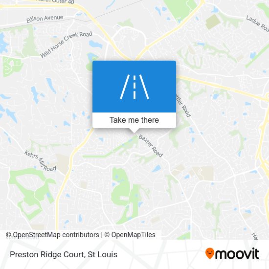 Preston Ridge Court map