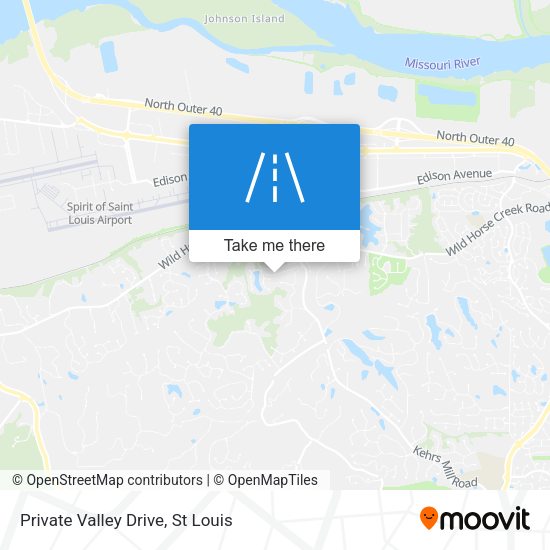 Mapa de Private Valley Drive