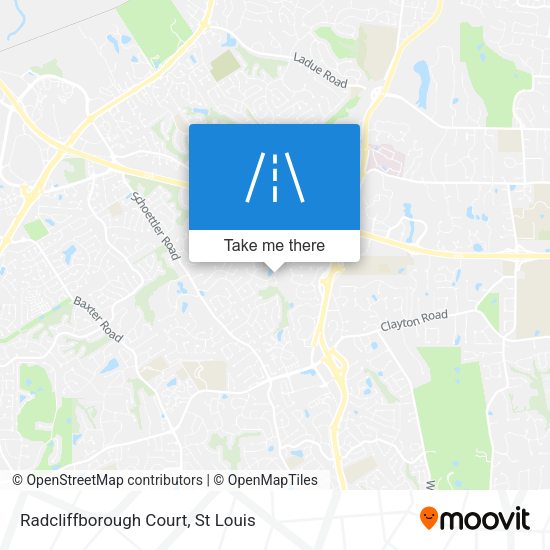 Mapa de Radcliffborough Court