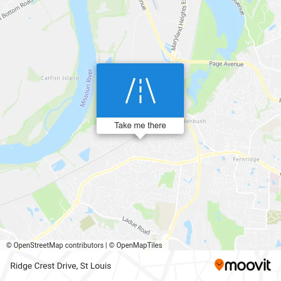 Ridge Crest Drive map