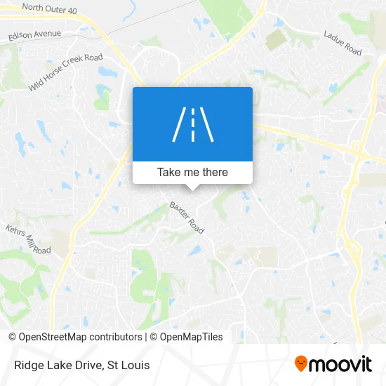Ridge Lake Drive map