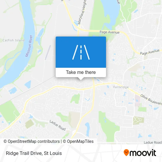 Ridge Trail Drive map