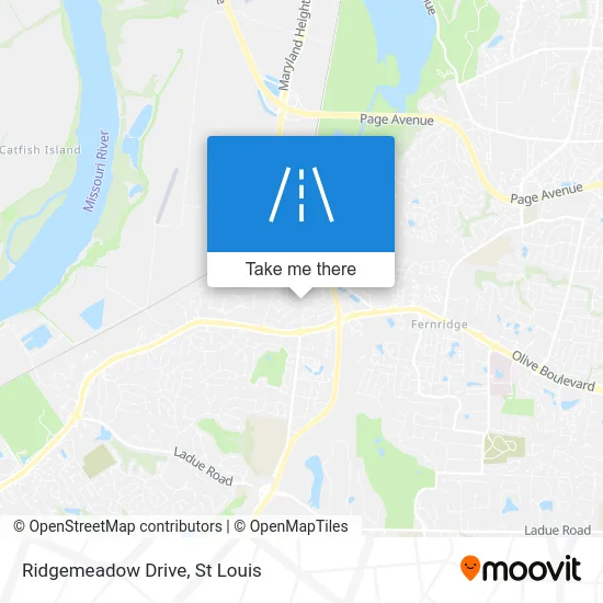 Ridgemeadow Drive map