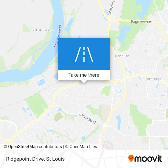 Ridgepoint Drive map