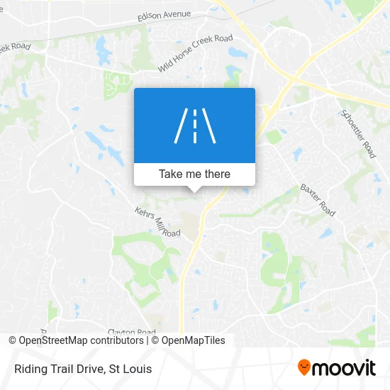 Riding Trail Drive map