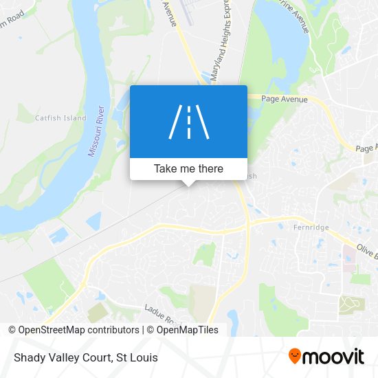 Shady Valley Court map