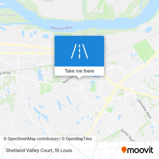 Mapa de Shetland Valley Court