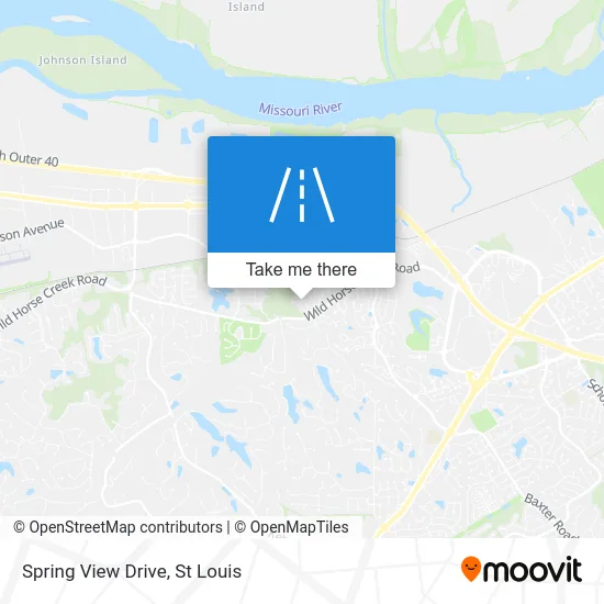 Spring View Drive map