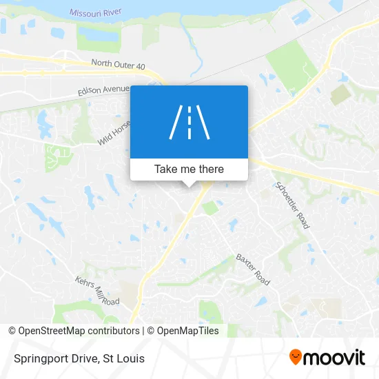 Springport Drive map