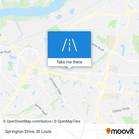 Springrun Drive map