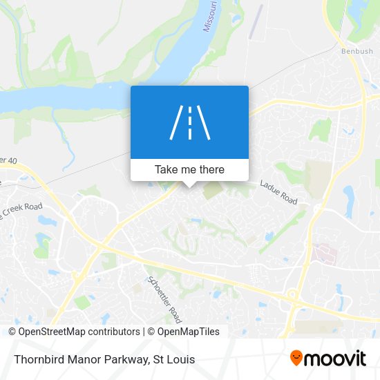 Thornbird Manor Parkway map