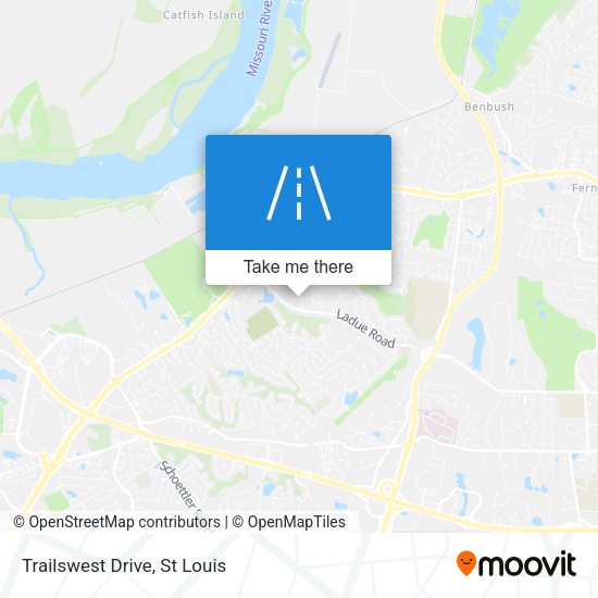 Mapa de Trailswest Drive