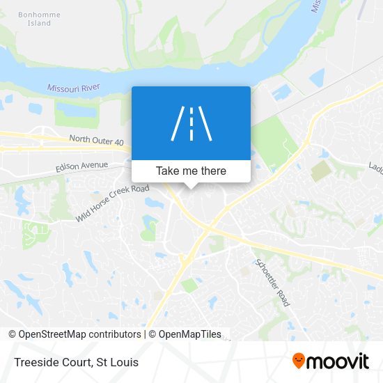 Mapa de Treeside Court