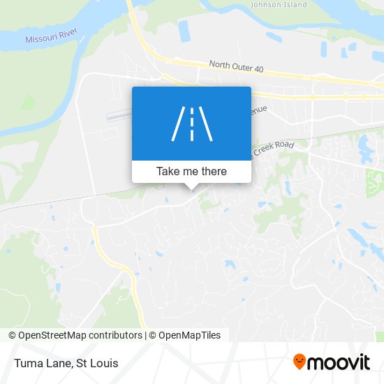 Tuma Lane map