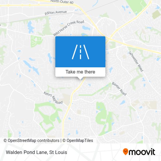 Mapa de Walden Pond Lane