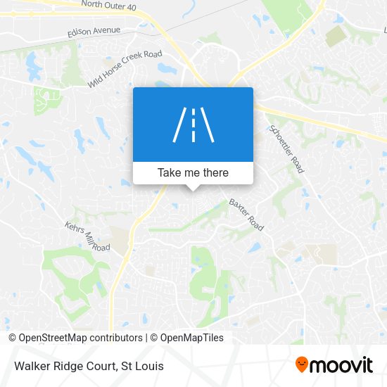 Walker Ridge Court map