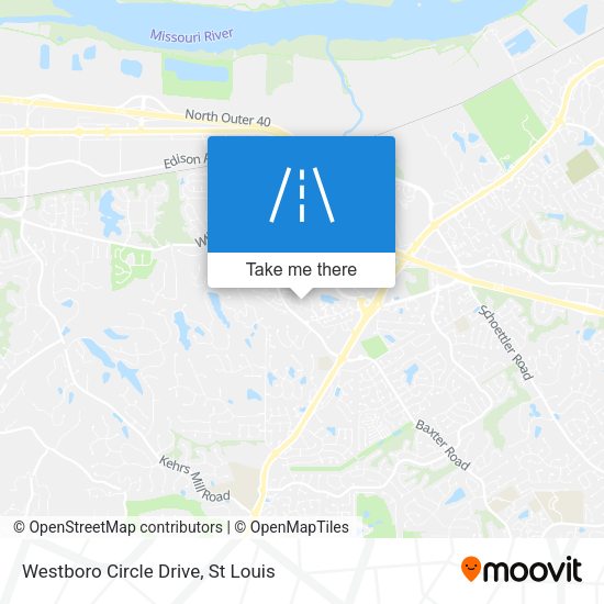 Westboro Circle Drive map