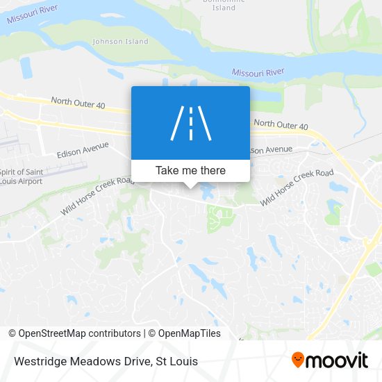 Westridge Meadows Drive map