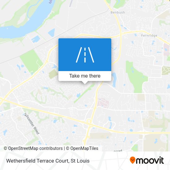 Mapa de Wethersfield Terrace Court