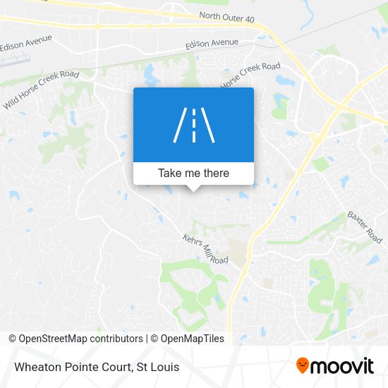 Wheaton Pointe Court map