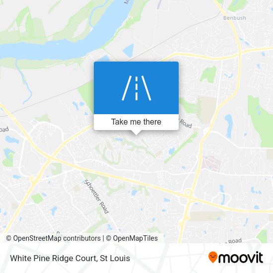 White Pine Ridge Court map