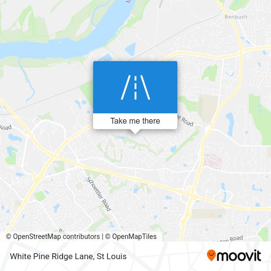 White Pine Ridge Lane map