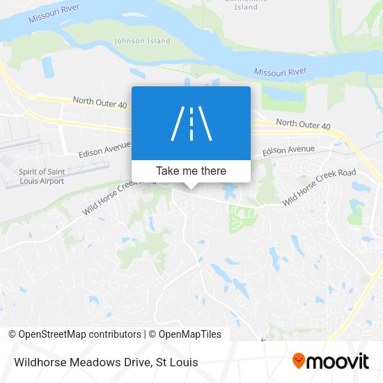 Mapa de Wildhorse Meadows Drive