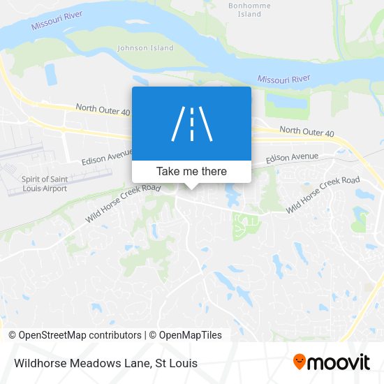 Wildhorse Meadows Lane map