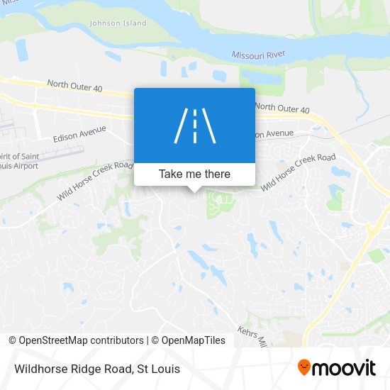 Wildhorse Ridge Road map