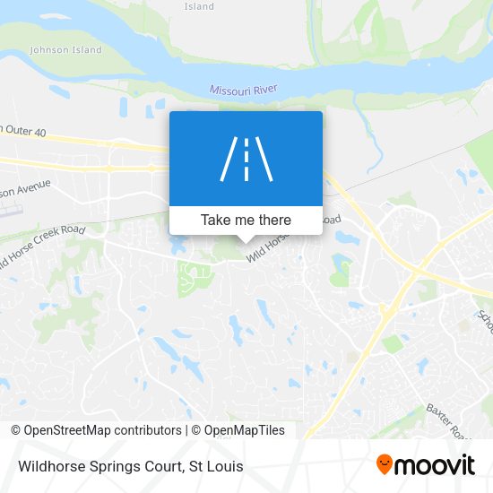 Wildhorse Springs Court map