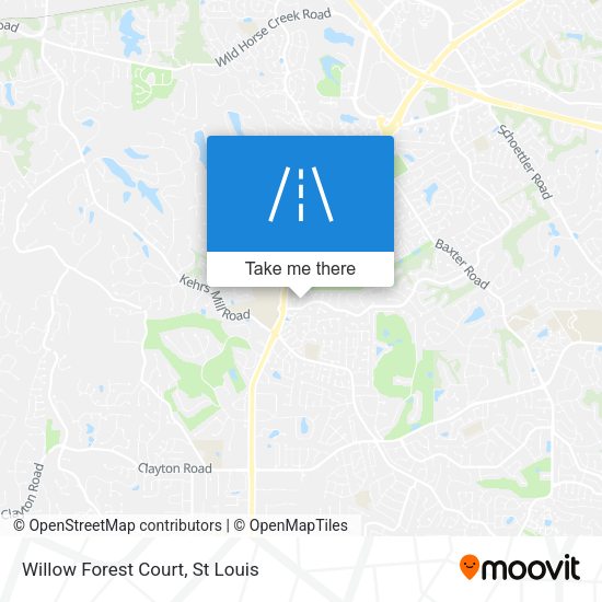 Willow Forest Court map