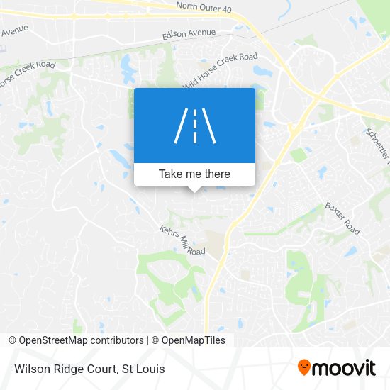 Wilson Ridge Court map