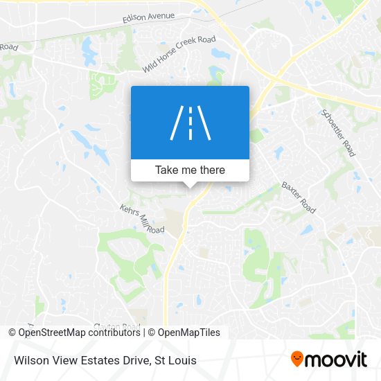 Wilson View Estates Drive map
