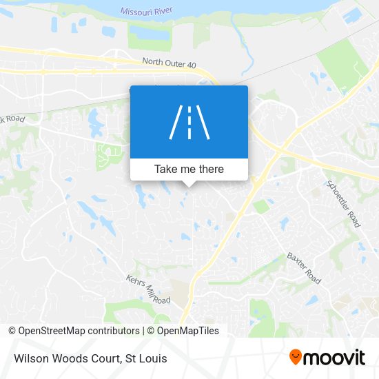 Wilson Woods Court map