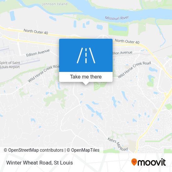 Mapa de Winter Wheat Road