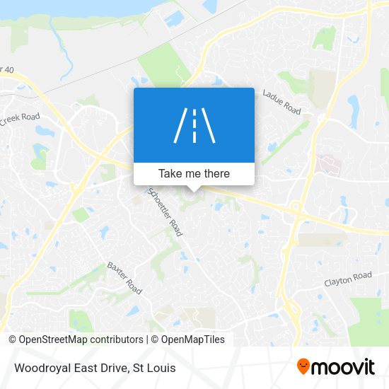 Mapa de Woodroyal East Drive