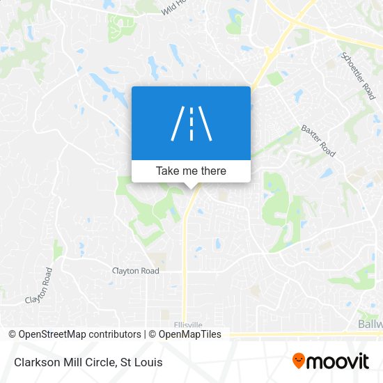 Clarkson Mill Circle map