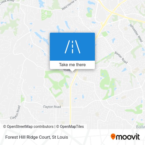 Mapa de Forest Hill Ridge Court
