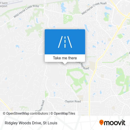 Ridgley Woods Drive map