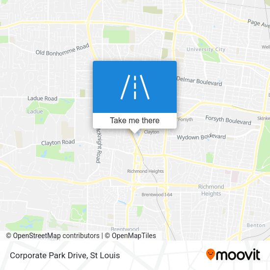Mapa de Corporate Park Drive